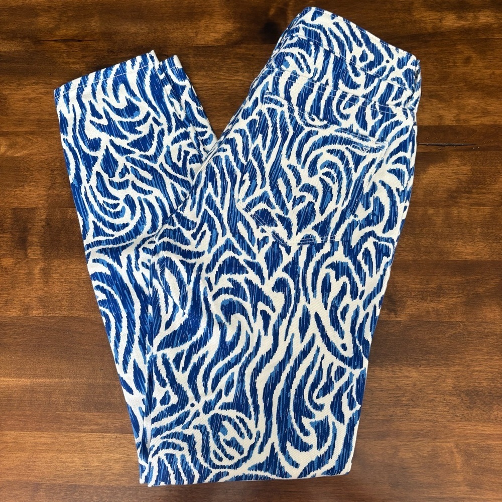 Vineyard Vines Nautical Zebra stripe Skinny Jeans Size 4